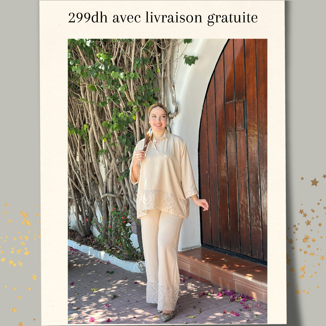🌟 Ensemble Femme Élégant – Disponible en 10 Couleurs 🌟