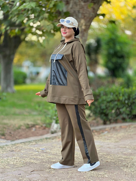 Ensemble Femme Chic & Confort – Marron