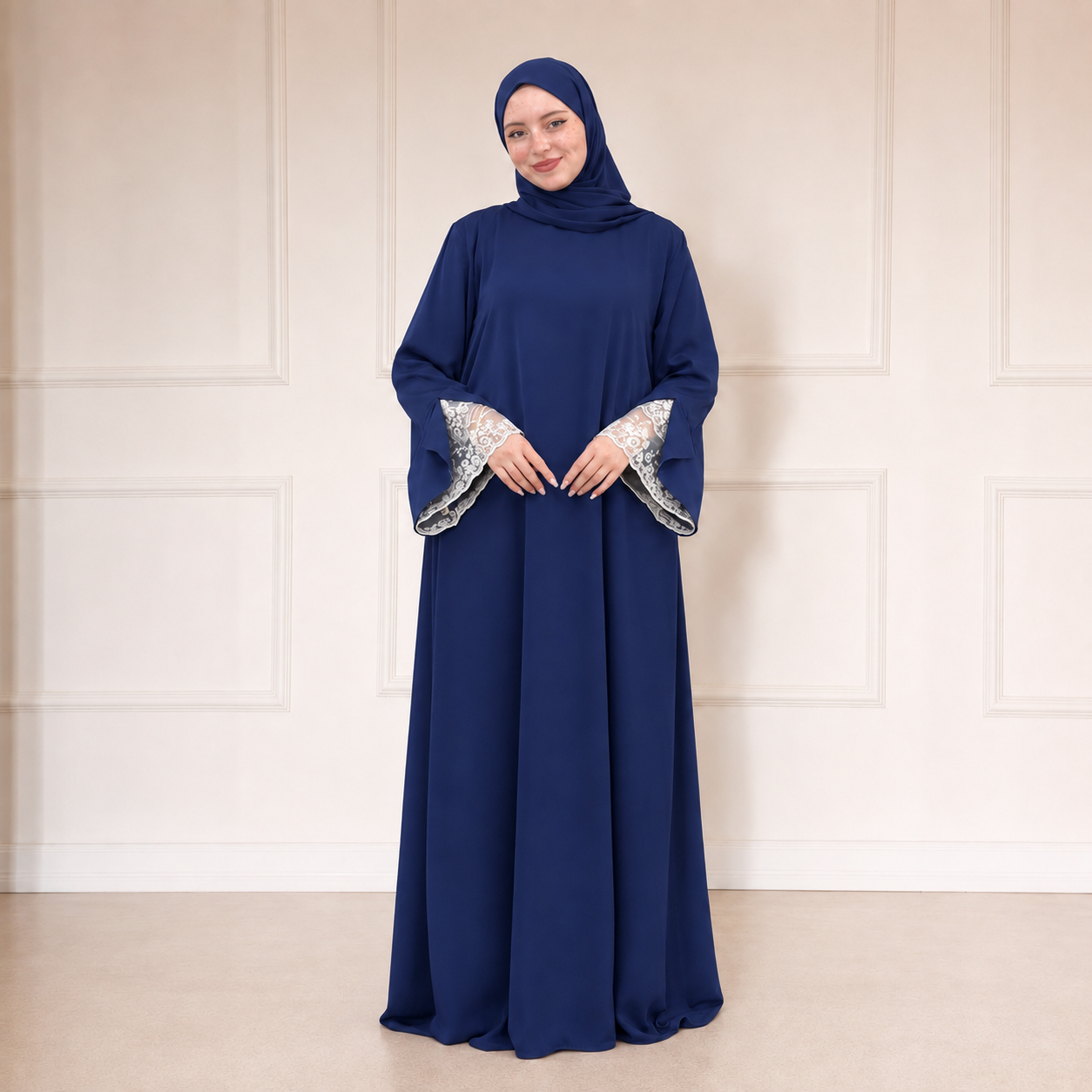 Abaya Amira avec Khimar Assorti