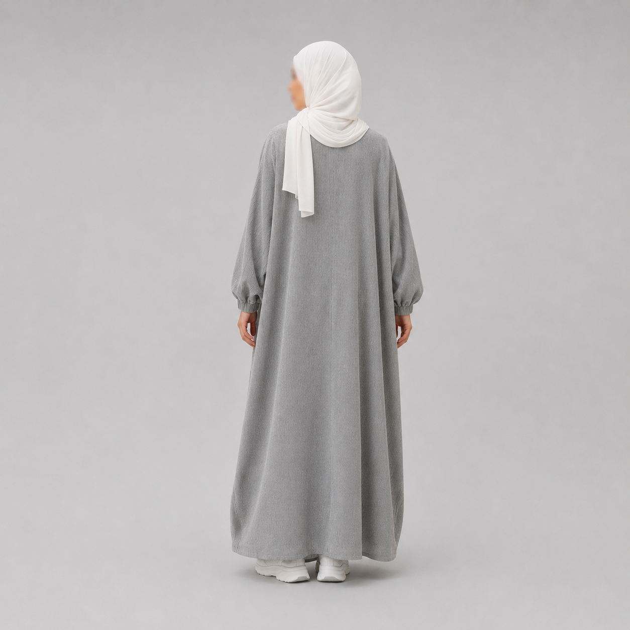 Robe Longue Oversize Rayée – Style Modeste & Élégant