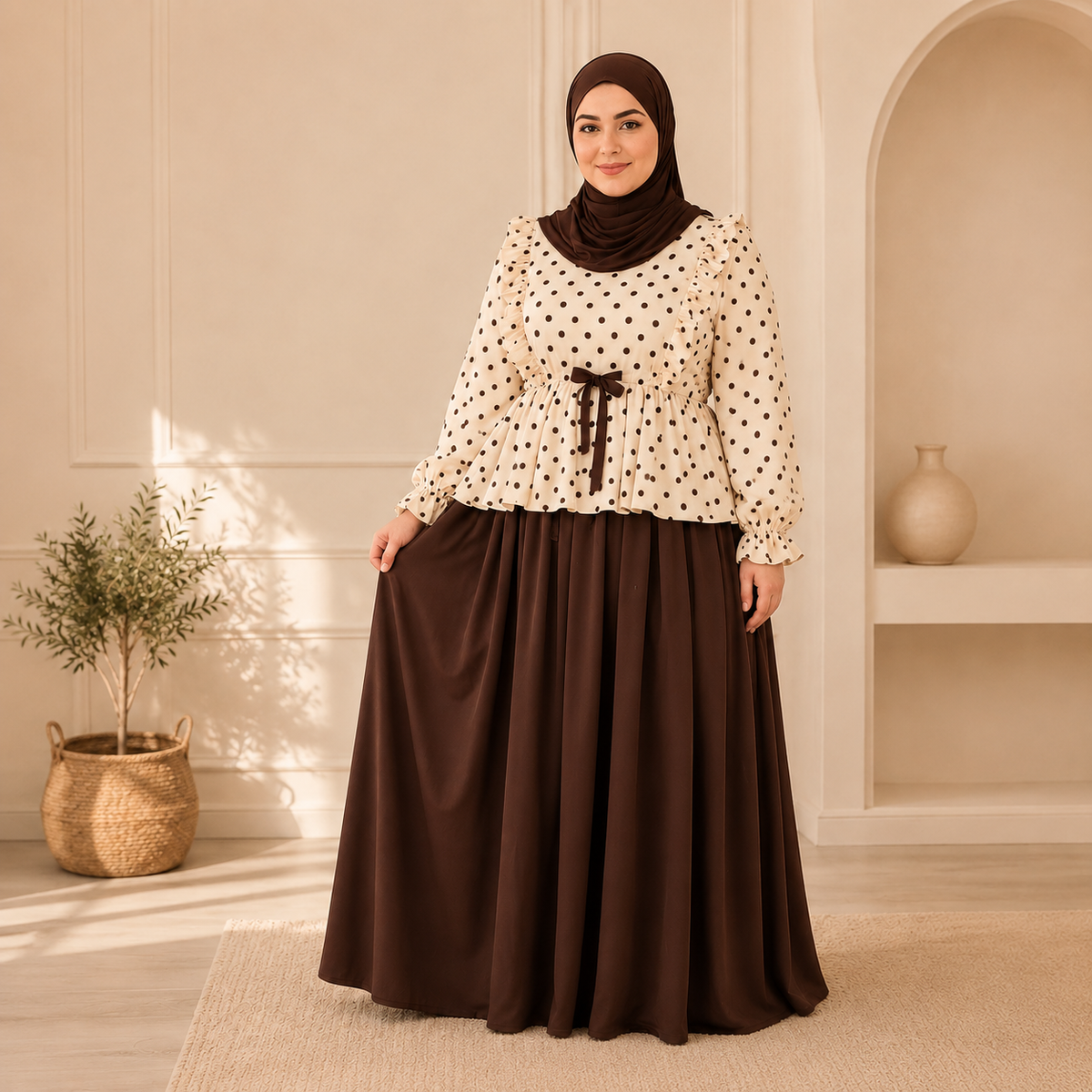 Ensemble Élégance à Pois