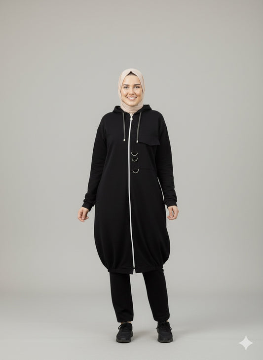 Le survêtement chic des femmes voilées – confort, pudeur et élégance signée Noirine 🖤