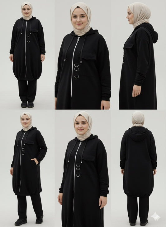 Le survêtement chic des femmes voilées – confort, pudeur et élégance signée Noirine 🖤