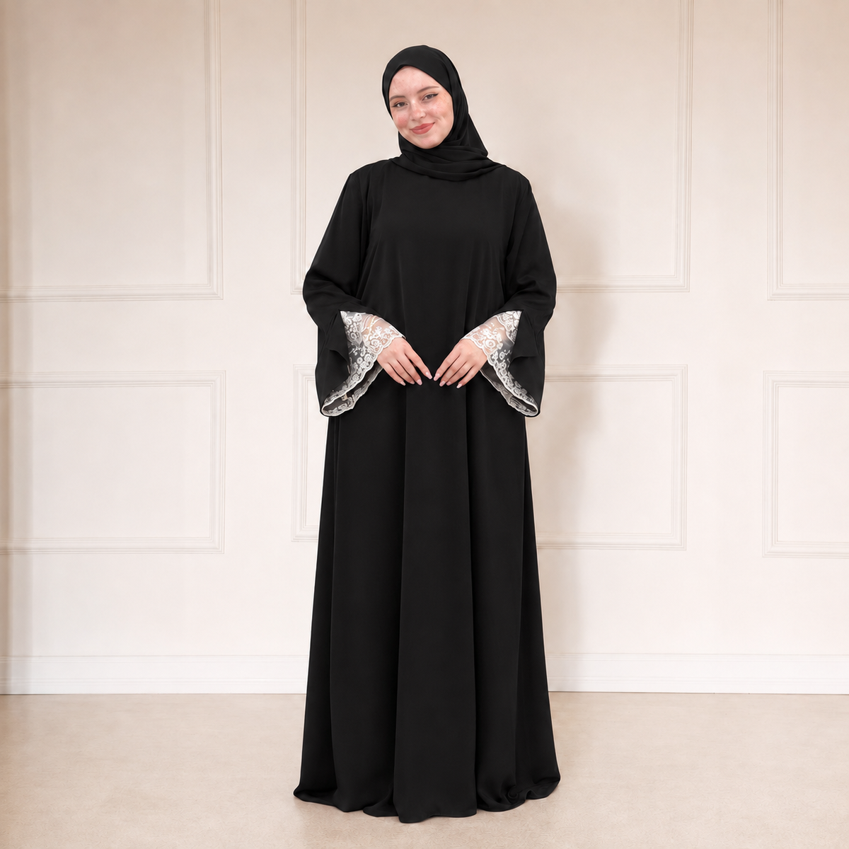 Abaya Amira avec Khimar Assorti