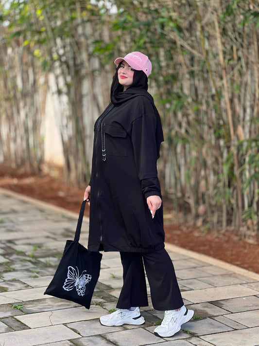 Le survêtement chic des femmes voilées – confort, pudeur et élégance signée Noirine 🖤