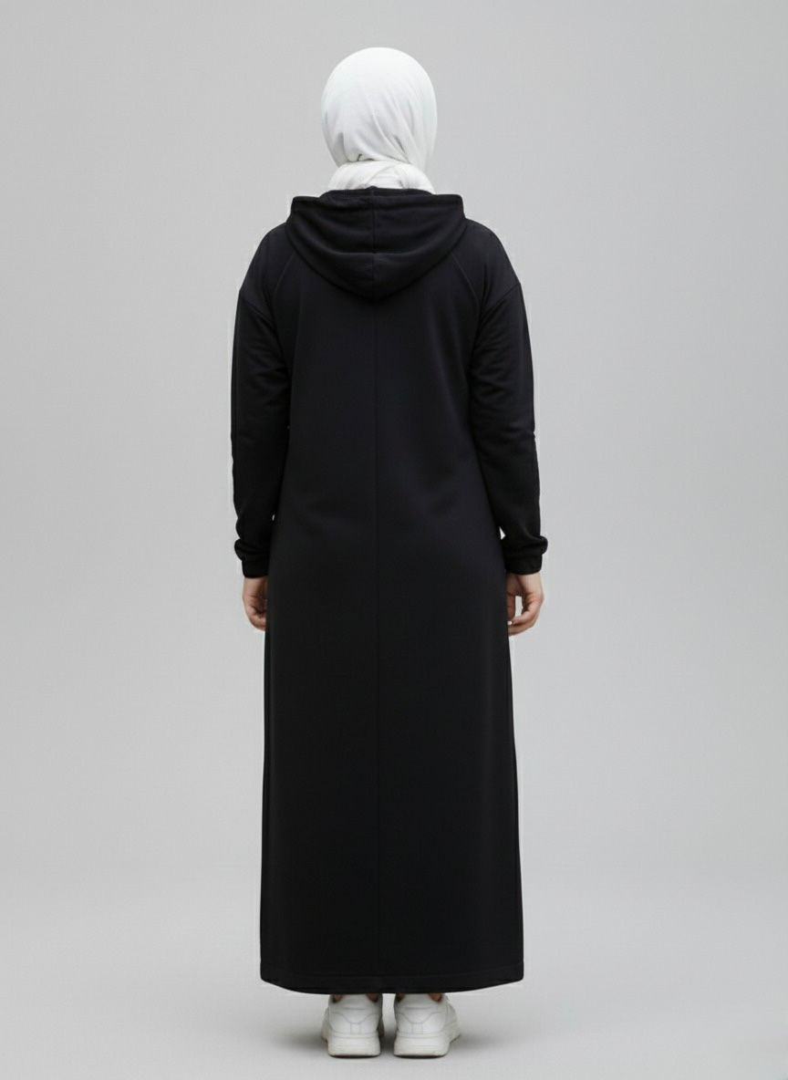 Survêtement Long Noir Coupe Droite – Noirine