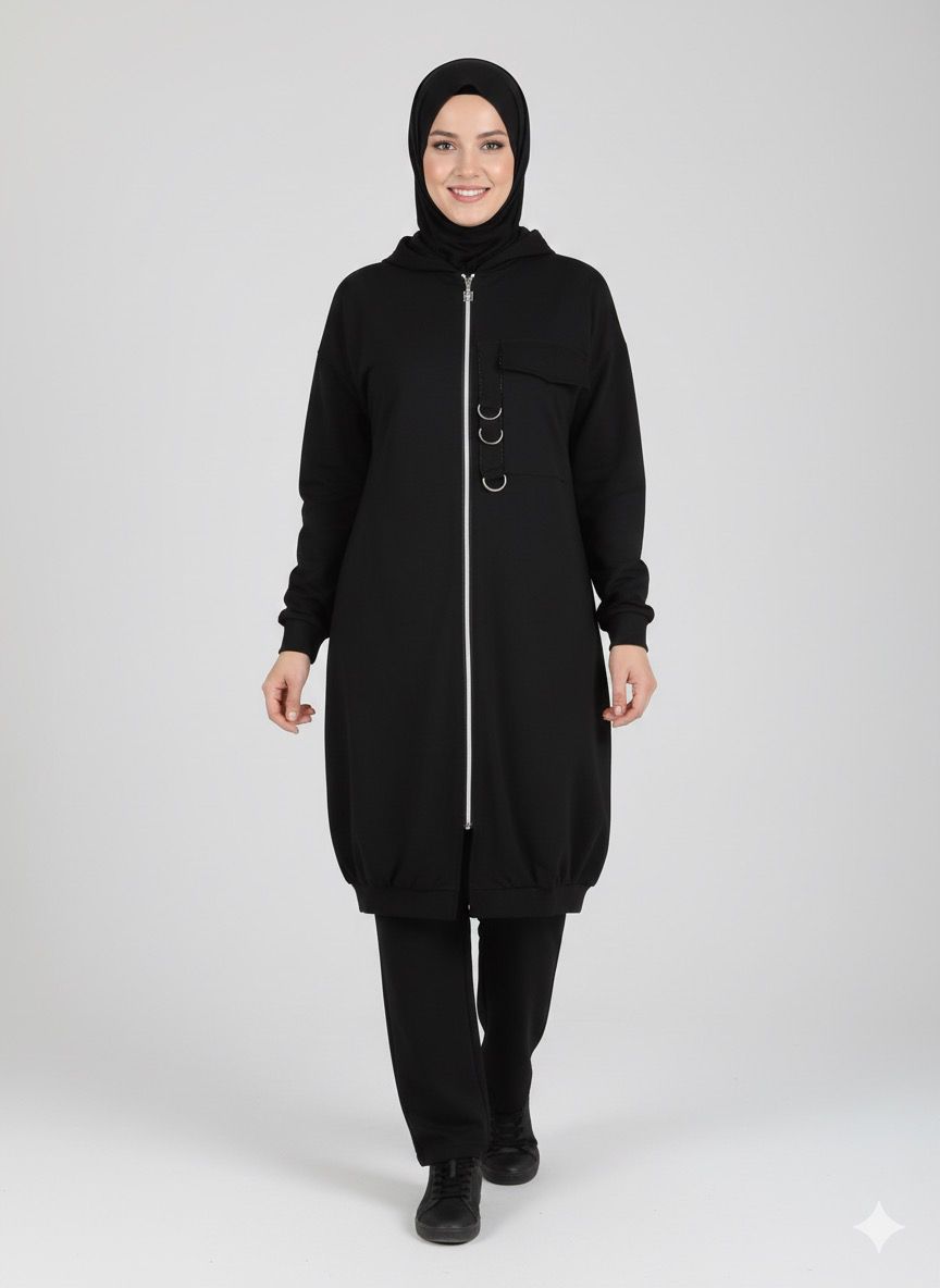 Le survêtement chic des femmes voilées – confort, pudeur et élégance signée Noirine 🖤