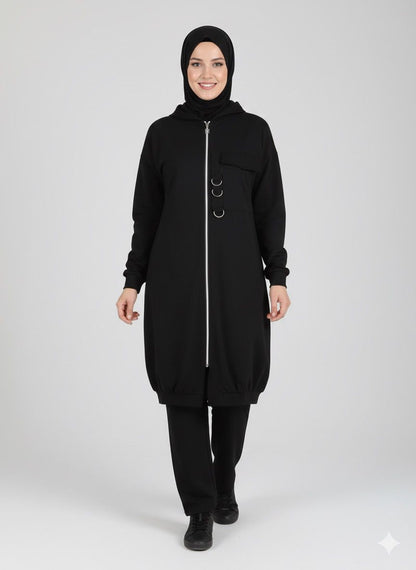 Le survêtement chic des femmes voilées – confort, pudeur et élégance signée Noirine 🖤