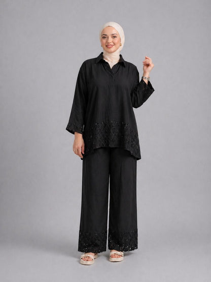Ensemble Brodé Noirine 🤍